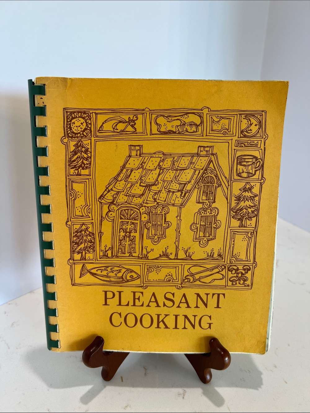 Vintage 1976 Pleasant Cooking Maine Church Community Cookbook Spiral Bound